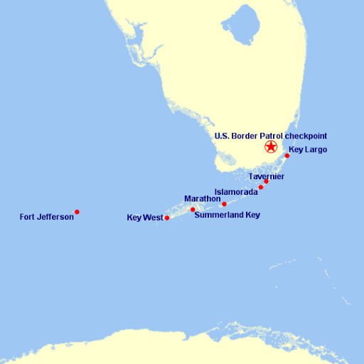 Conch Republic Map