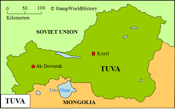 Tannu Tuva Map